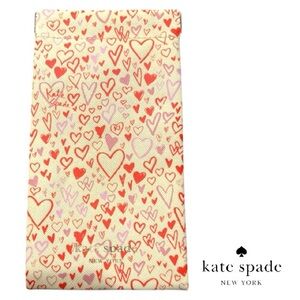 Kate Spade Heart Print Glasses Case, Brand New!